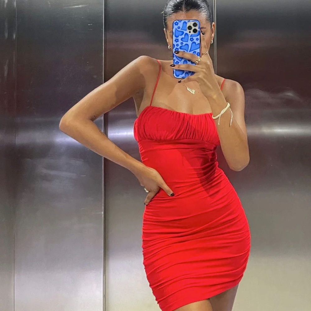 Princess Polly Penney Mini Red Dress